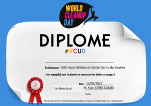 diplome clean up day
